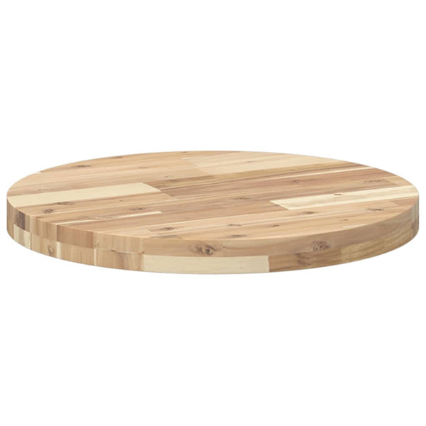 Runde Tischplatte Akazie Massivholz Ø50cm