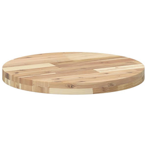 Runde Tischplatte Akazie Massivholz Ø50cm