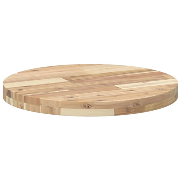 Runde Tischplatte Akazie Massivholz Ø50cm