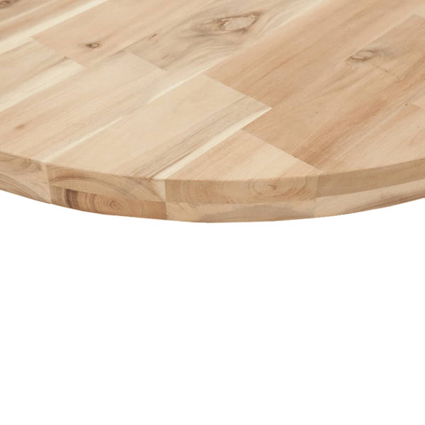 Runde Tischplatte Akazie Massivholz Ø50cm