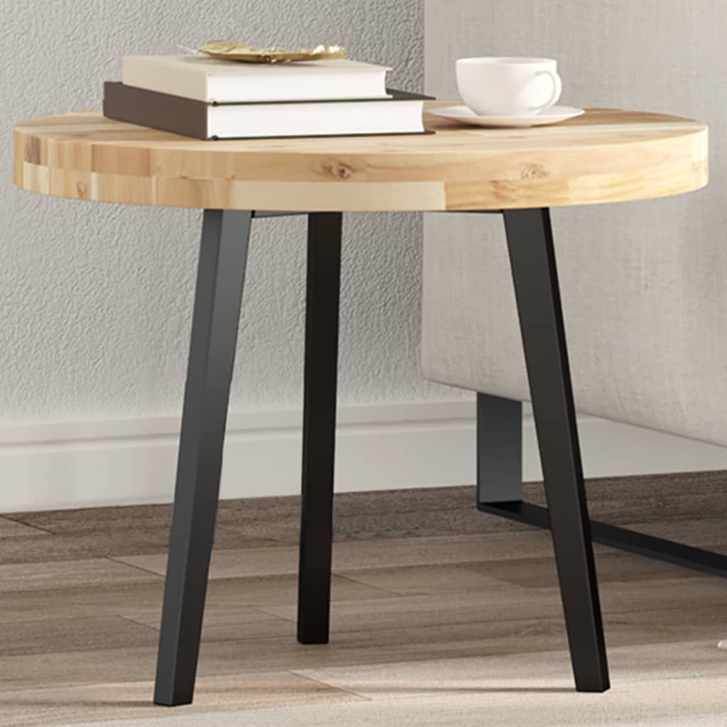Runde Tischplatte Akazie Massivholz Ø50cm