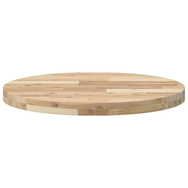 Runde Tischplatte Ø60cm Akazie Massivholz