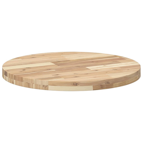 Runde Tischplatte Ø60cm Akazie Massivholz