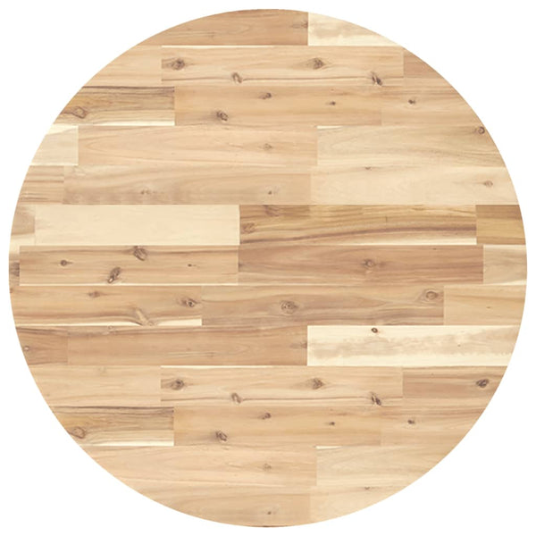 Runde Akazie Tischplatte - Ø70cm