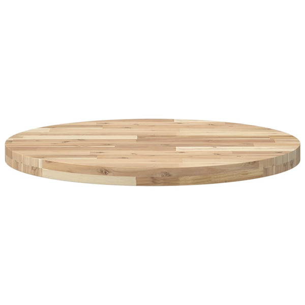 Runde Akazie Tischplatte - Ø70cm