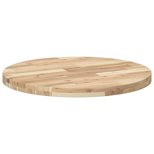 Runde Akazie Tischplatte - Ø70cm