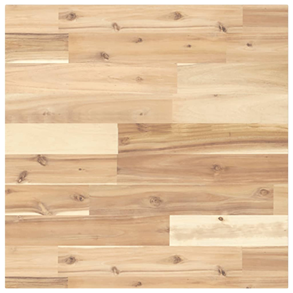 Massivholz Akazie Tischplatte Quadratisch 50x50 cm