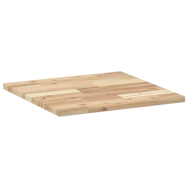 Massivholz Akazie Tischplatte Quadratisch 50x50 cm