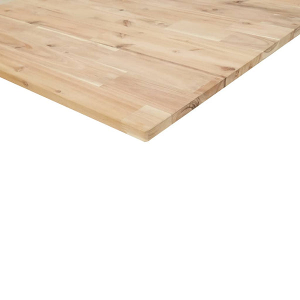 Massivholz Akazie Tischplatte Quadratisch 50x50 cm