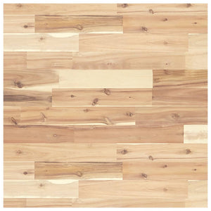 Quadratische Tischplatte Akazie Massivholz 60x60 cm