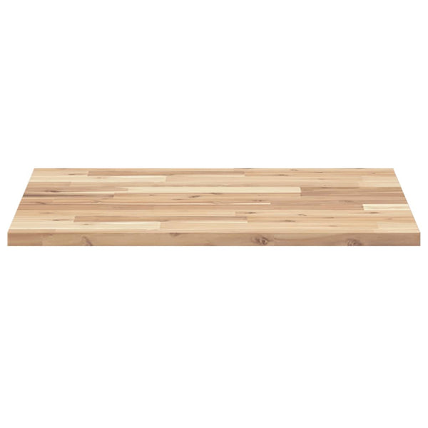 Quadratische Tischplatte Akazie Massivholz 60x60 cm