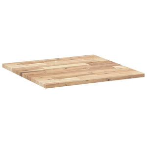 Quadratische Tischplatte Akazie Massivholz 60x60 cm