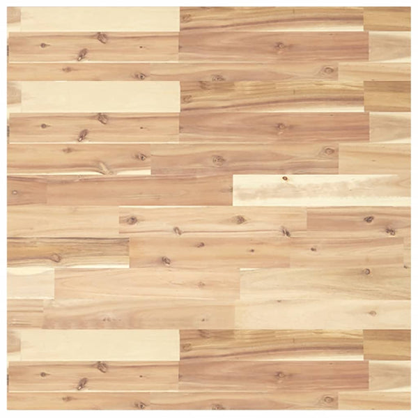 Quadratische Tischplatte 70x70 cm Akazie Massivholz