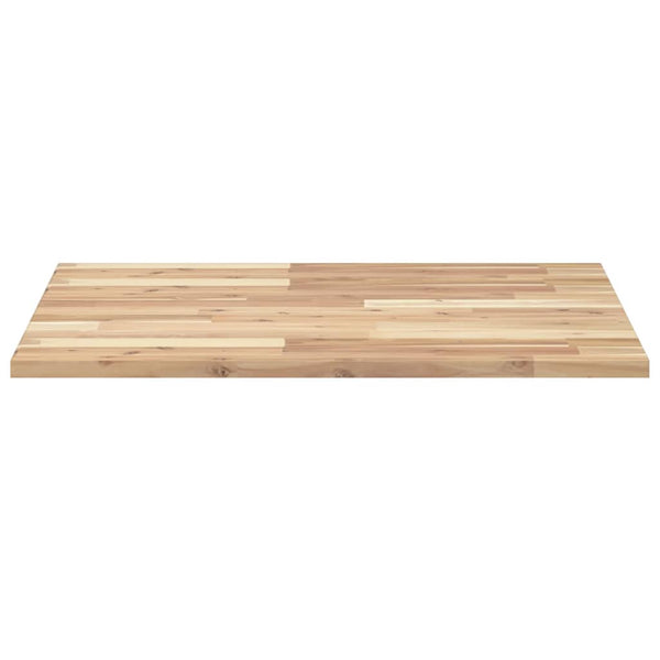 Quadratische Tischplatte 70x70 cm Akazie Massivholz