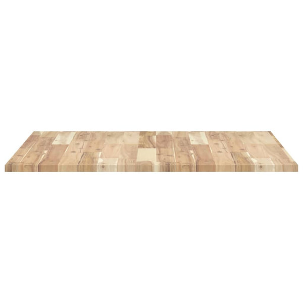 Quadratische Tischplatte 80x80 cm Akazie Massivholz