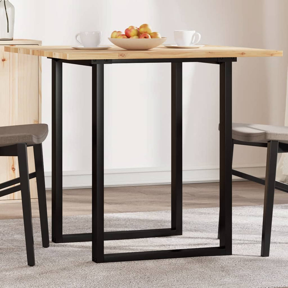 Quadratische Tischplatte 80x80 cm Akazie Massivholz