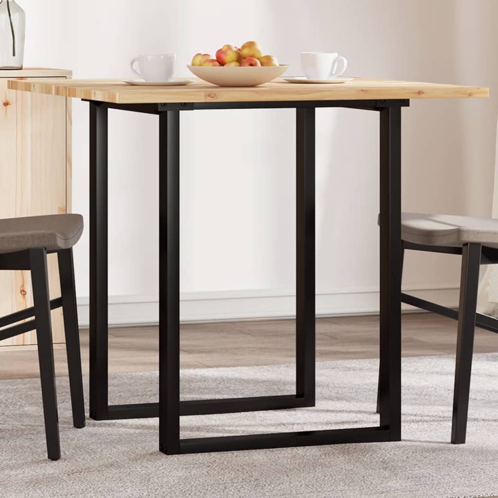 Quadratische Tischplatte 80x80 cm Akazie Massivholz
