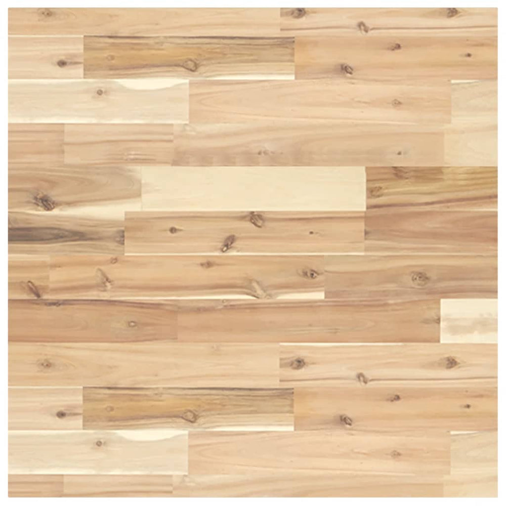 Quadratische Tischplatte 60x60 cm Akazie Massivholz