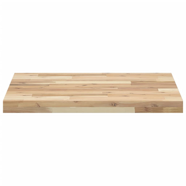 Quadratische Tischplatte 60x60 cm Akazie Massivholz