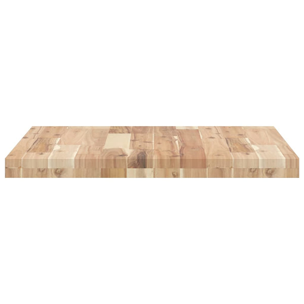Quadratische Tischplatte 60x60 cm Akazie Massivholz