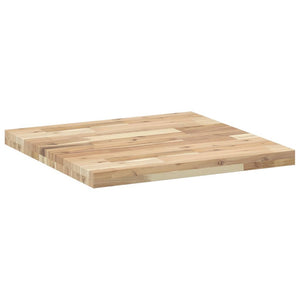 Quadratische Tischplatte 60x60 cm Akazie Massivholz