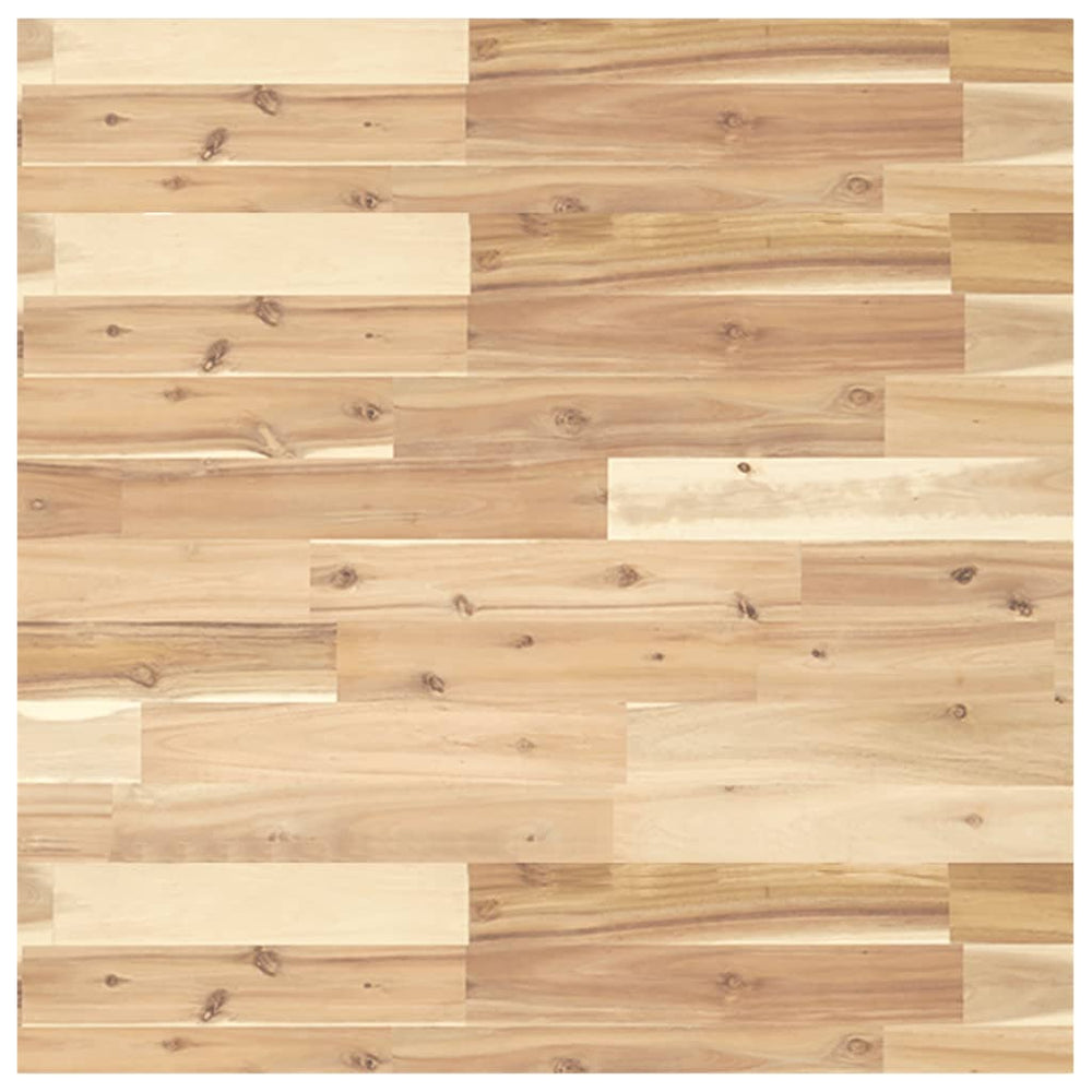 Quadratische Tischplatte 70x70 cm Akazie Massivholz