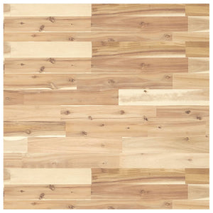 Quadratische Tischplatte 70x70 cm Akazie Massivholz