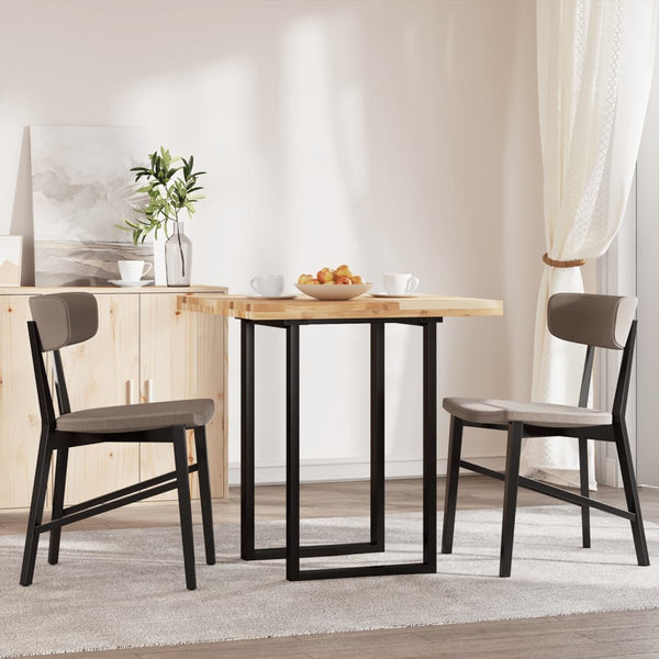 Quadratische Tischplatte 70x70 cm Akazie Massivholz