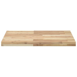 Quadratische Tischplatte 70x70 cm Akazie Massivholz