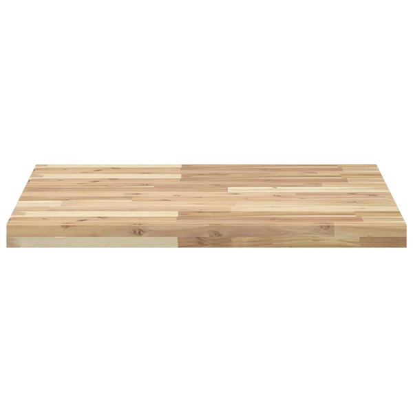 Quadratische Tischplatte 70x70 cm Akazie Massivholz