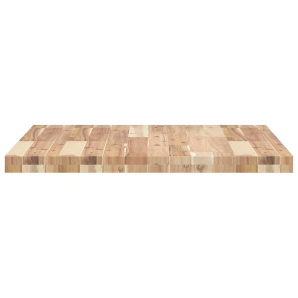 Quadratische Tischplatte 70x70 cm Akazie Massivholz