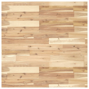 Quadratische Tischplatte 80x80 cm Akazie Massivholz