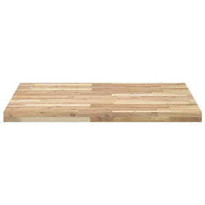 Quadratische Tischplatte 80x80 cm Akazie Massivholz
