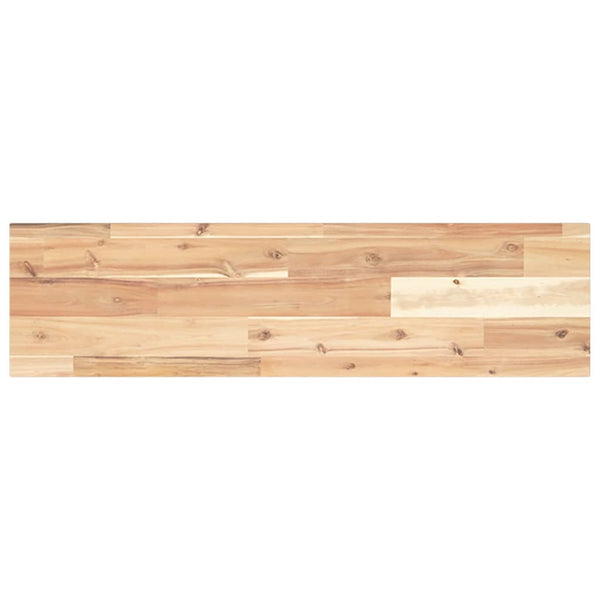 vidaXL Plateau de table 80x20x2 cm rectangulaire en bois d'acacia massif
