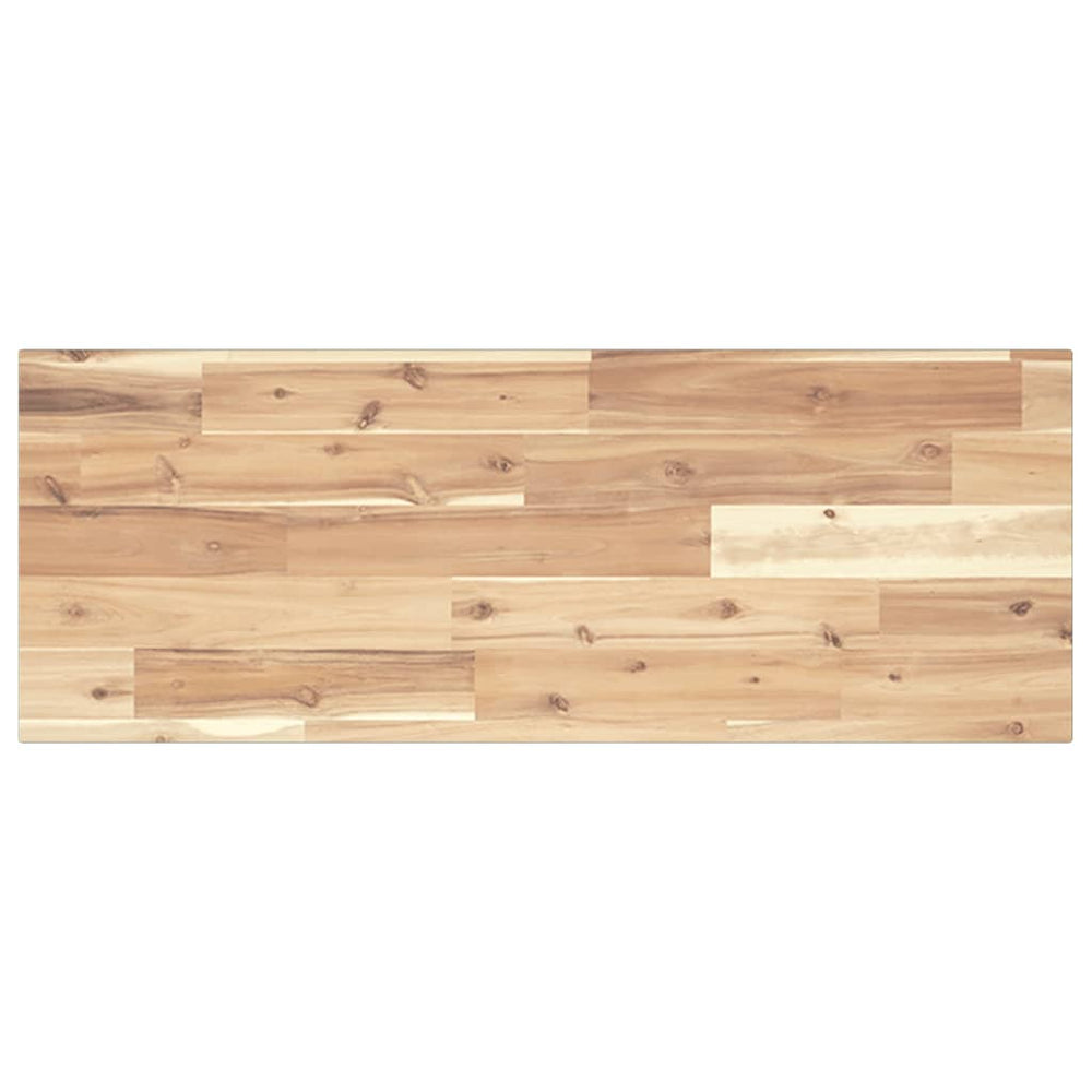 Akazie Tischplatte Massivholz 80x30 cm