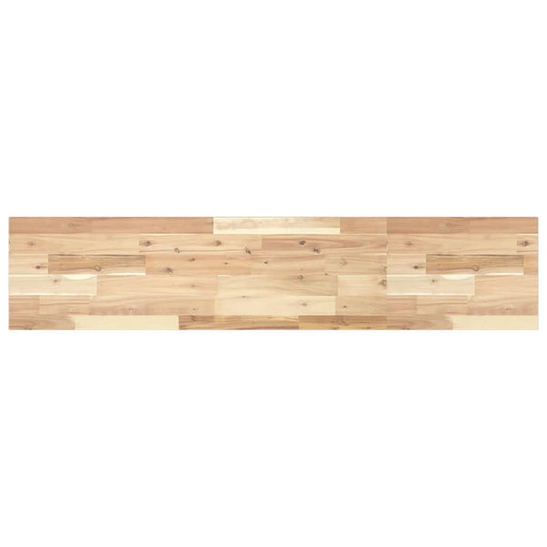 Akazie Tischplatte Massivholz 120x30 cm