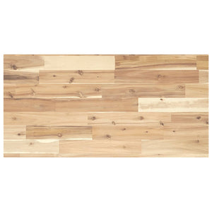 Akazie Tischplatte 80x40 cm Massivholz