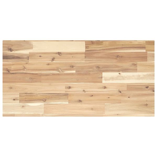 Akazie Tischplatte 80x40 cm Massivholz