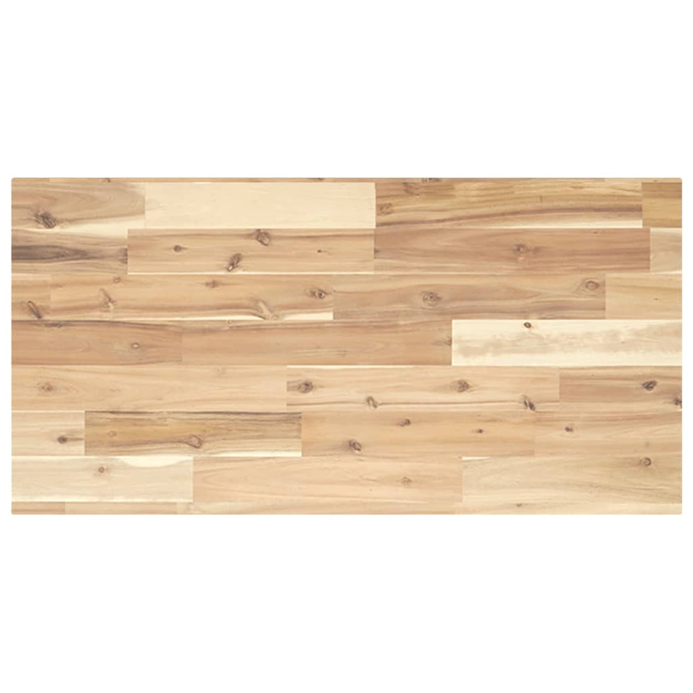 Massivholz Akazie Tischplatte 100x40 cm