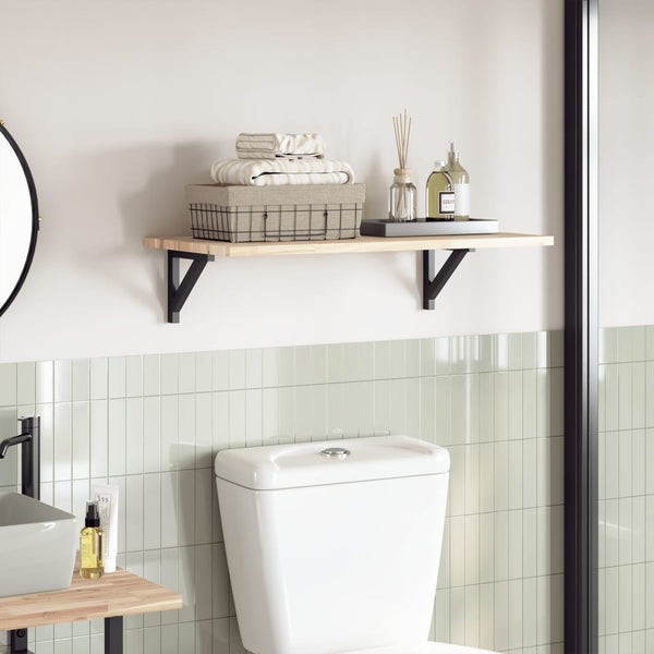 Massivholz Akazie Tischplatte 100x40 cm