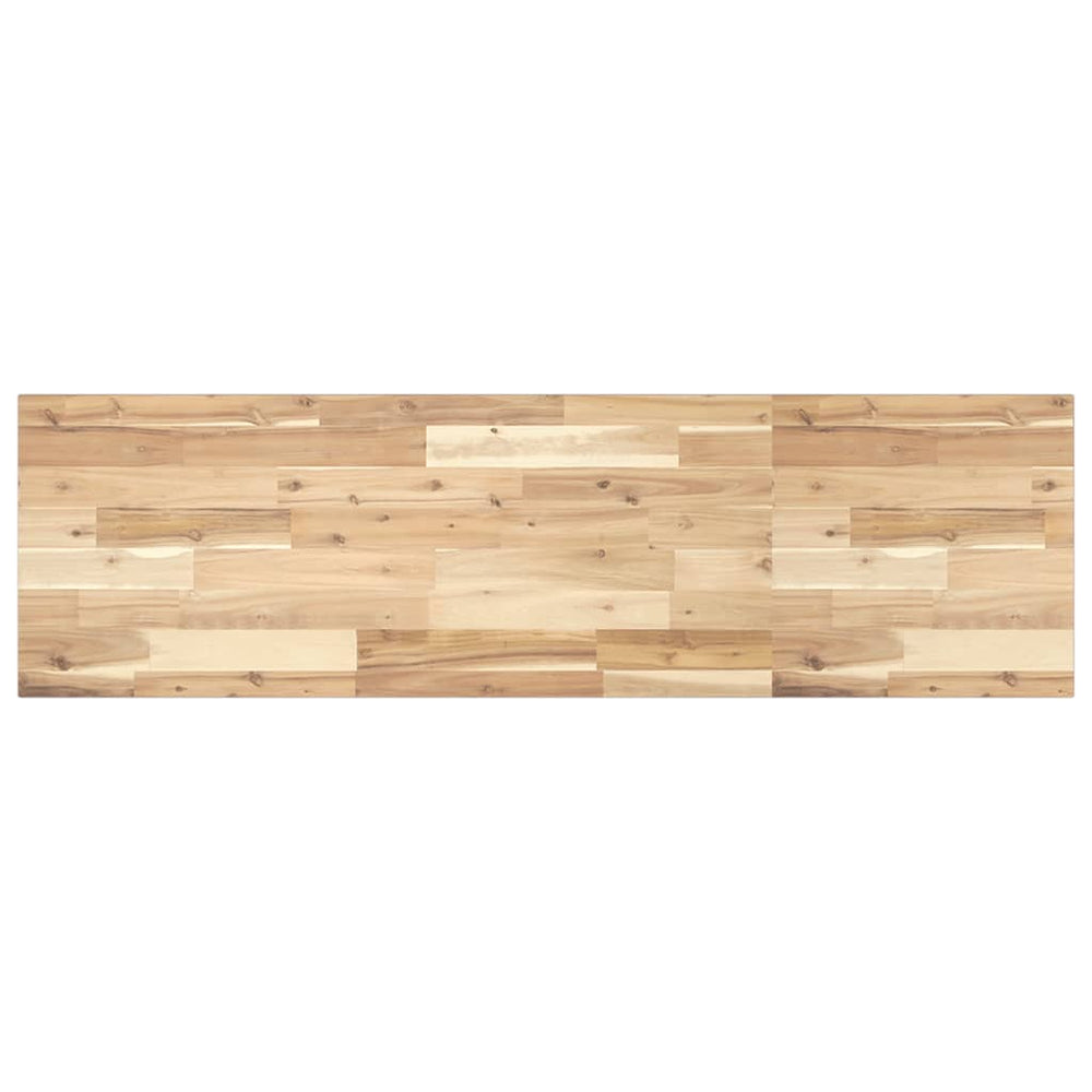Akazie Tischplatte Massivholz 120x40 cm