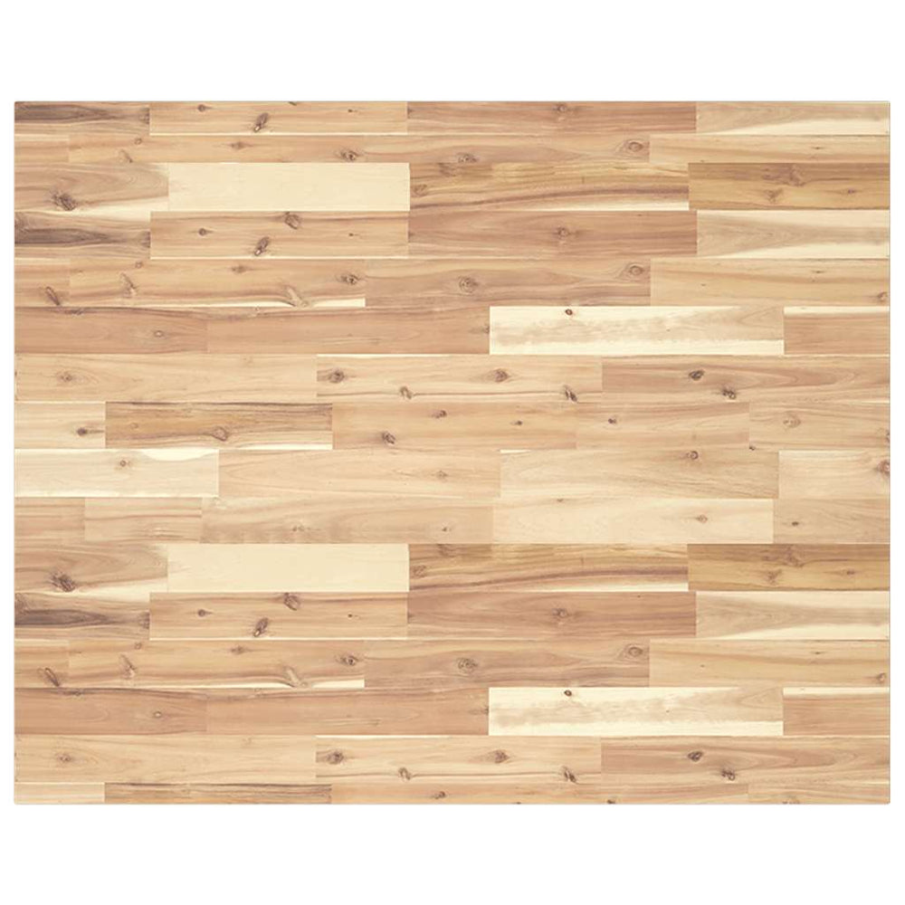 Massivholz Akazie Tischplatte Rechteckig 100x80 cm