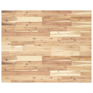 Massivholz Akazie Tischplatte Rechteckig 100x80 cm