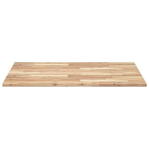 Massivholz Akazie Tischplatte Rechteckig 100x80 cm