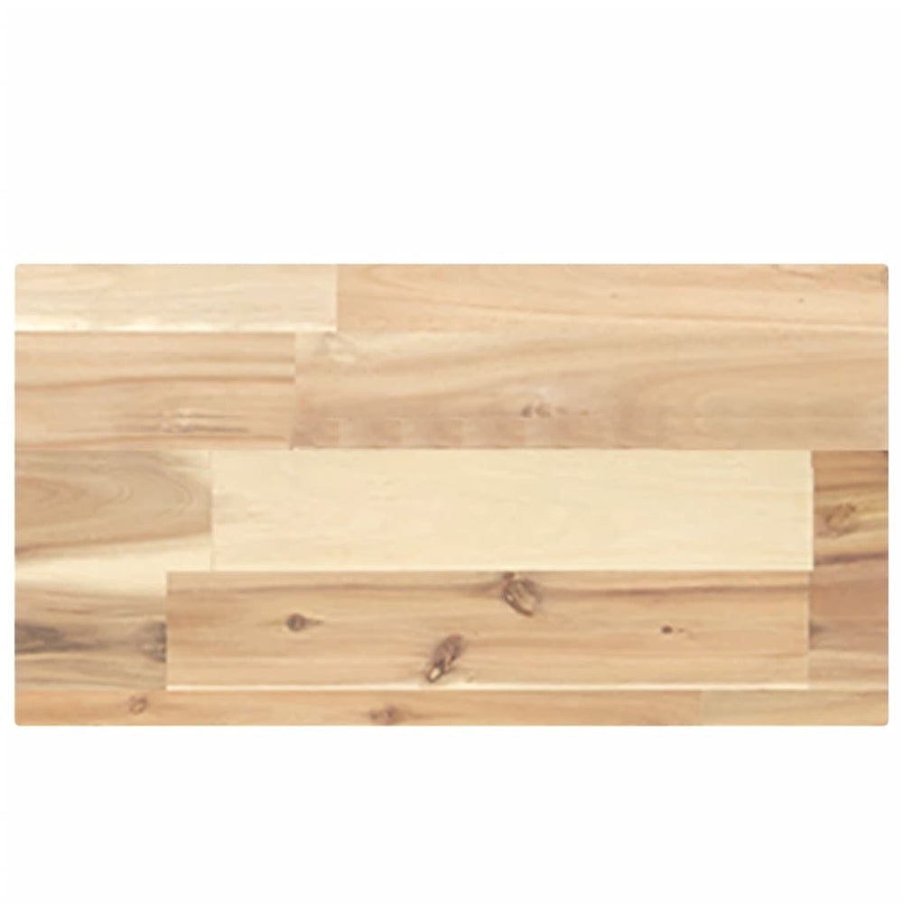 Akazie Tischplatte 40x20 cm Massivholz