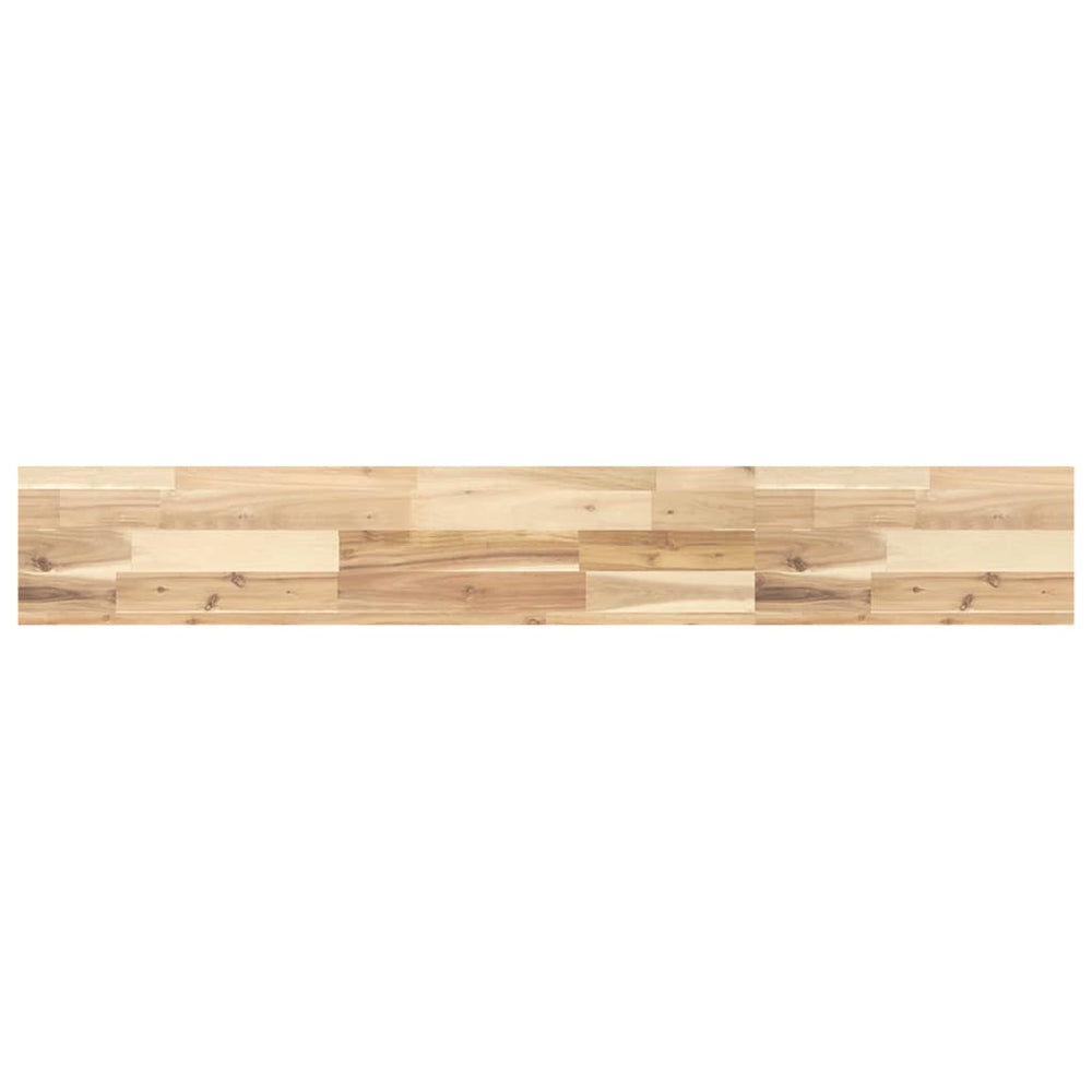 Akazie Tischplatte Massivholz 120x20 cm