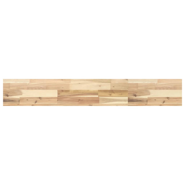 Akazie Tischplatte Massivholz 140x20 cm