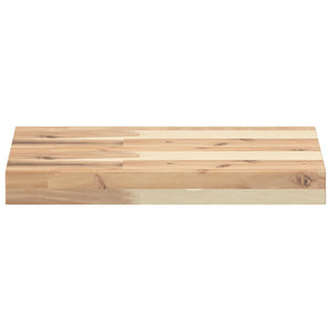 Akazie Tischplatte 60x30 cm Massivholz