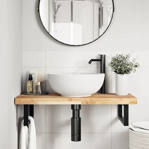 Massivholz Akazie Tischplatte 100x40 cm