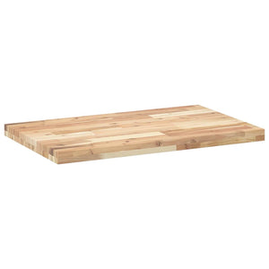 Massivholz Akazie Tischplatte 80x50 cm